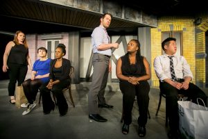 4/22/16 11:05:14 PM -- The Second City Etc. A Red Line Runs Through It. Lisa Beasley Aasia Bullock Peter Kim Katie Klein Julie Marchiano Scott Morehead © Todd Rosenberg Photography 2016
